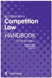 Abbildung von: Butterworths Competition Law Handbook - Butterworths Law