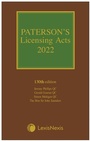 Cover: Paterson's Licensing Acts 2022 - Butterworths Law