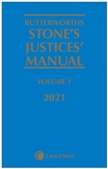 Cover: Butterworths Stone's Justices' Manual 2021 - Butterworths Law