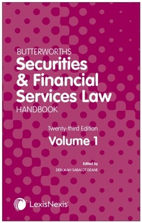 Bild: Butterworths Securities and Financial Services Law Handbook - Butterworths Law