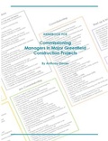 Cover: Handbook for Commissioning Managers in Major Greenfield Construction Projects - Anthony Davies