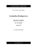 Cover: Piano Trio in A minor - Boosey & Hawkes Music Publishers Ltd