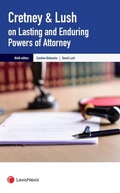 Cover: Cretney & Lush on Lasting and Enduring Powers of Attorney - Jordan Publishing