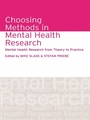 Cover: Choosing Methods in Mental Health Research - Routledge