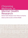 Cover: Choosing Methods in Mental Health Research - Routledge