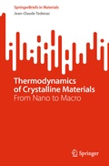 Cover: Thermodynamics of Crystalline Materials - Springer