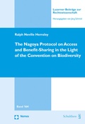 Abbildung von: The Nagoya Protocol on Access and Benefit-Sharing in the Light of the Convention on Biodiversity - Schulthess Juristische Medien