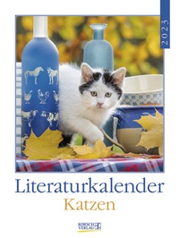 Bild vergrößern Bild: Literaturkalender Katzen 2023 - Korsch Verlag