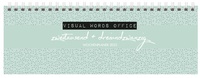 Bild: Tischquerkalender Visual Words Office 2023 - Korsch Verlag