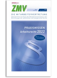 Abbildung von: ZMV Praxiswissen Arbeitsrecht 2022 - KETTELER-Verlag GmbH