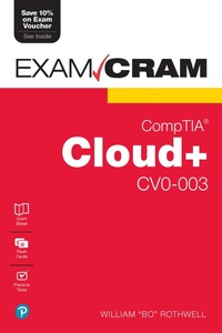 Abbildung von: CompTIA Cloud+ CV0-003 Exam Cram - Pearson It Certification