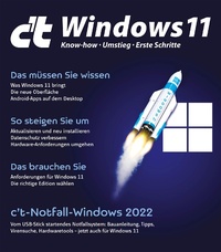 Enlarge image Cover: c't Windows 11 (2022) - Heise Medien