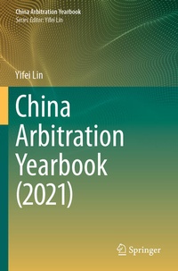Abbildung von: China Arbitration Yearbook (2021) - Springer