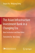 Cover: The Asian Infrastructure Investment Bank in a Changing Era - Springer