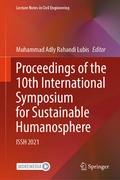 Cover: Proceedings of the 10th International Symposium for Sustainable Humanosphere - Springer