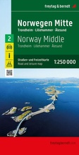 Cover: freytag & berndt Stra&szlig;enkarte Norwegen Mitte 1:250.000 - freytag & berndt