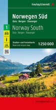 Cover: freytag & berndt Stra&szlig;enkarte Norwegen S&uuml;d 1:250.000 - freytag & berndt