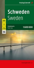 Cover: Schweden, Stra&szlig;enkarte 1:600.000, freytag & berndt - KOMPASS freytag und berndt