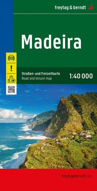 Abbildung von: Madeira, Straßen- und Freizeitkarte 1:40.000, freytag & berndt - Freytag-Berndt und ARTARIA