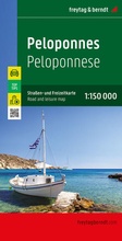 Cover: Peloponnes, Stra&szlig;en- und Freizeitkarte 1:150.000, freytag & berndt - KOMPASS freytag und berndt