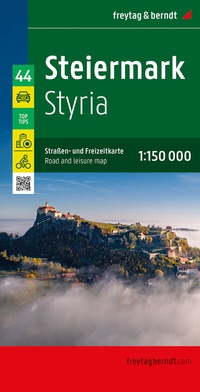 Abbildung von: Steiermark, Straßen- und Freizeitkarte 1:150.000, freytag & berndt - Freytag-Berndt und ARTARIA
