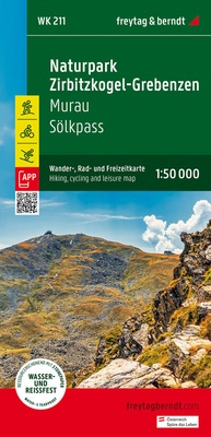 Abbildung von: Naturpark Zirbitzkogel-Grebenzen, Wander-, Rad- und Freizeitkarte 1:50.000, freytag & berndt, WK 211 - Freytag-Berndt und ARTARIA