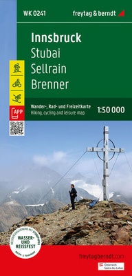 Bild: Innsbruck, Wander-, Rad- und Freizeitkarte 1:50.000, freytag & berndt, WK 0241 - Freytag-Berndt und ARTARIA