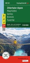 Cover: freytag & berndt Wanderkarte WK 152 Zillertaler Alpen, Mayrhofen - Gerlos - Krimml - Tuxertal 1:50.000 - freytag & berndt