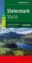Cover: Steiermark, Stra&szlig;en- und Freizeitkarte 1:200.000, freytag & berndt - KOMPASS freytag und berndt