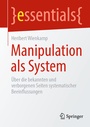 Cover: Manipulation als System - Springer