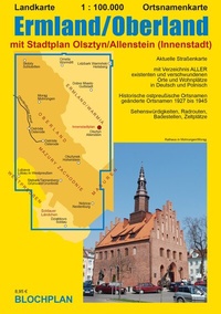Abbildung von: Landkarte Ermland/Oberland - BLOCHPLAN