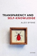 Cover: Transparency and Self-Knowledge - Oxford University Press