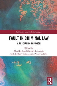 Abbildung von: Fault in Criminal Law - Routledge