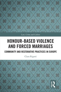 Abbildung von: Honour-Based Violence and Forced Marriages - Routledge