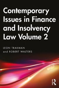 Abbildung von: Contemporary Issues in Finance and Insolvency Law Volume 2 - Routledge