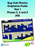 Cover: Bug Club Phonics Grapheme Poster Year 1 Phases 2, 3 and 5 (A0) - Pearson Education Limited