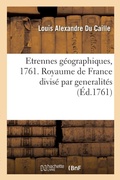 Cover: Etrennes geographiques, 1761 - Hachette Livre Bnf
