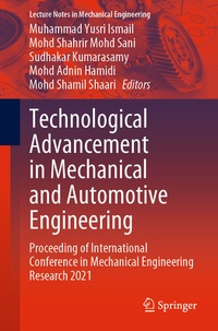 Abbildung von: Technological Advancement in Mechanical and Automotive Engineering - Springer