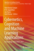 Cover: Cybernetics, Cognition and Machine Learning Applications - Springer