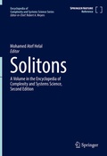 Cover: Solitons - Springer