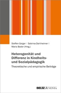 Abbildung von: Heterogenität und Differenz in Kindheits- und Sozialpädagogik - Juventa Verlag GmbH