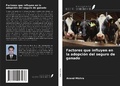 Cover: Factores que influyen en la adopci&oacute;n del seguro de ganado - Ediciones Nuestro Conocimiento