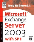 Cover: Tony Redmond's Microsoft Exchange Server 2003 - Elsevier