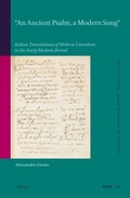 Cover: "An Ancient Psalm, a Modern Song" - Brill