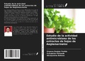 Cover: Estudio de la actividad antimicrobiana de los extractos de hojas de Aeglemarmelos - Ediciones Nuestro Conocimiento