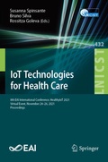 Cover: IoT Technologies for Health Care - Springer
