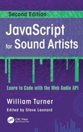 Cover: JavaScript for Sound Artists - CRC Press