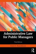Cover: Administrative Law for Public Managers - Routledge