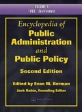 Cover: Encyclopedia of Public Administration and Public Policy, Second Edition - Volume I - CRC Press