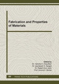 Cover: Fabrication and Properties of Materials - Trans Tech Publications Ltd